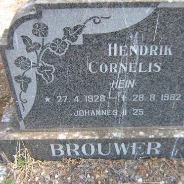 BROUWER Hendrik Cornelis 1928-1982