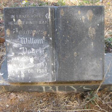 BUYS Johannes Wilem Vogel 1947-1988