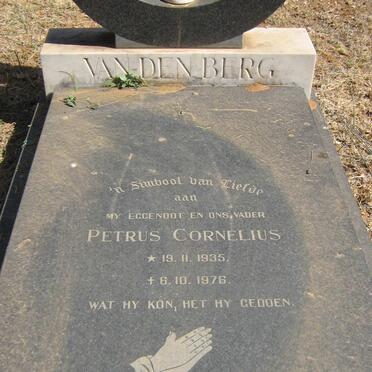 BERG Petrus Cornelius, van den 1935-1976