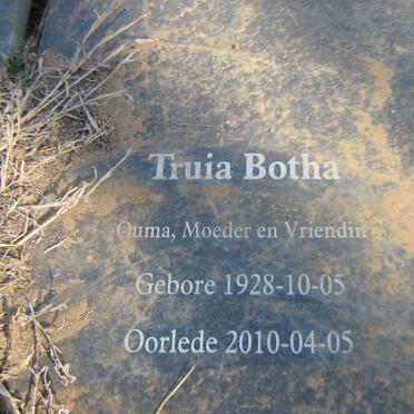 BOTHA Frikkie 1927-1997 &amp; Truia 1928-2010