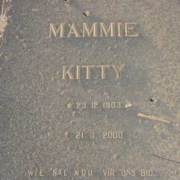 BOTHA Kitty 1903-2000