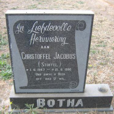 BOTHA Christoffel Jacobus 1947-1990