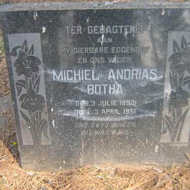 BOTHA Michiel Andrias 1892-1951