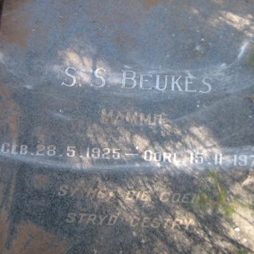 BEUKES S.S. 1925-1975