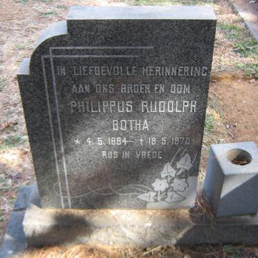 BOTHA Philippus Rudolph 1884-1970