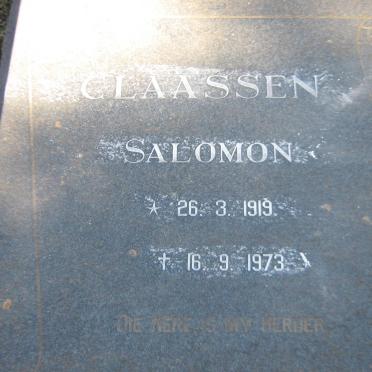 CLAASSEN Salomon 1919-1973