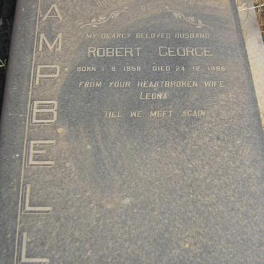 CAMPBELL Robert George 1958-1986