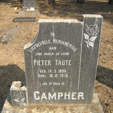 CAMPHER Pieter Taute 1898-1976