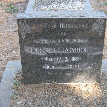 CROMHOUT Dennis 1913-1970