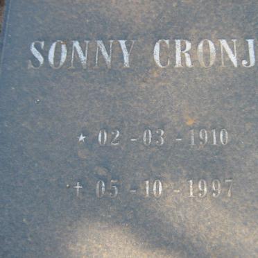 CRONJE Sonny 1910-1997