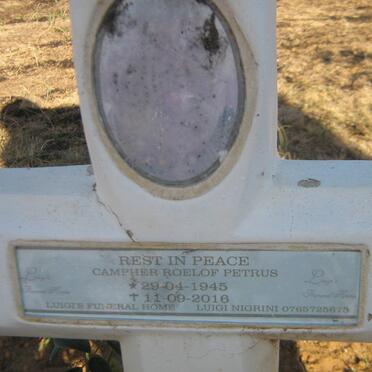 CAMPHER Roelof Petrus 1945-2016