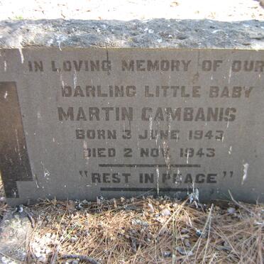 CAMBANIS Martin 1943-1943