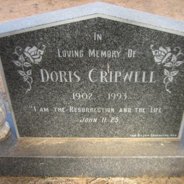 CRIPWELL Doris 1902-1993
