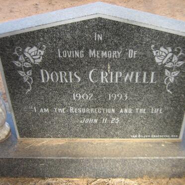 CRIPWELL Doris 1902-1993