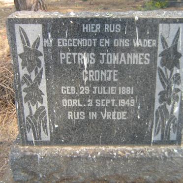 CRONJE Petrus Johannes 1881-1949
