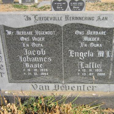 DEVENTER Jacob Johannes, van 1928-1994 &amp; Engela M.L. 1931-2000