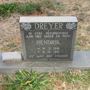 DREYER Hendrik 1918-1991