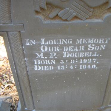 DOUBELL M.P. 1927-1940