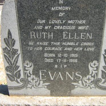 EVANS Ruth Ellen 1915-1956