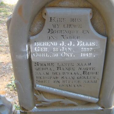 ELLIS Berend J.J. 1885-1942