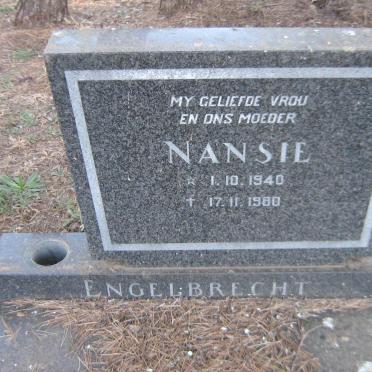 ENGELBRECHT Nansie 1940-1980