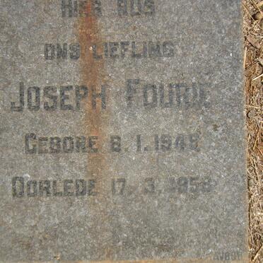 FOURIE Joseph 1949-1958