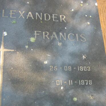 FRANCIS Alexander 1903-1979