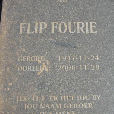 FOURIE Flip 1947-2006