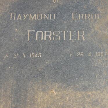 FORSTER Raymond Errol 1945-1987