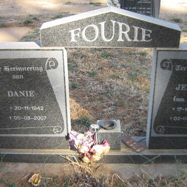 FOURIE Danie 1942-2007 &amp; Jeanetta KEYSER 1944-2001