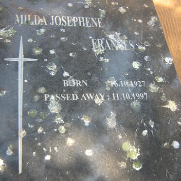 FRANCES Milda Josephene 1927-1997