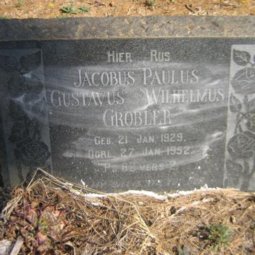 GROBLER Jacobus Paulus Gustavus Wilhelmus 1929-1952