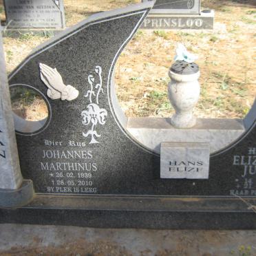GRAAN Johannes Marthinus, van 1939-2010 &amp; Elizabeth Judith 1941-1994