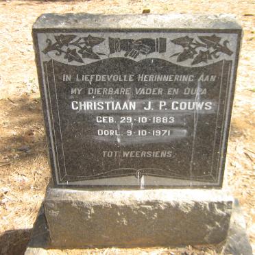 GOUWS Christiaan J.P. 1883-1971