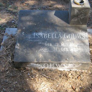 GOUWS Isabella 1907-1984