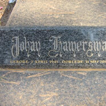 HAMERSMA Johan 1941-2013