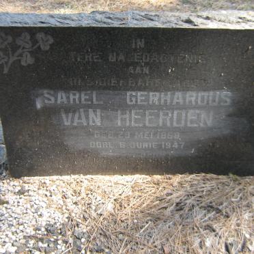 HEERDEN Sarel Gerhardus, van 1869-1947