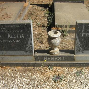 HERBST Christoffel Johannes 1909-1985 &amp; Johanna Aletta MALAN 1910-1997