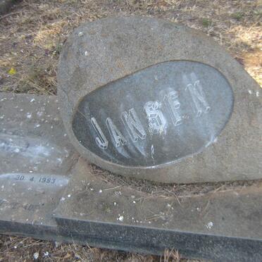 JANSEN Arrie W. J. 1922-1983 &amp; Anna S. SMITH 1921-