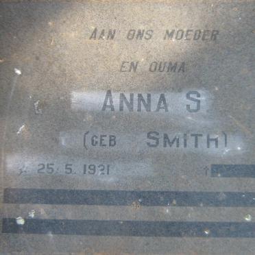 JANSEN Arrie W. J. 1922-1983 &amp; Anna S. SMITH 1921-