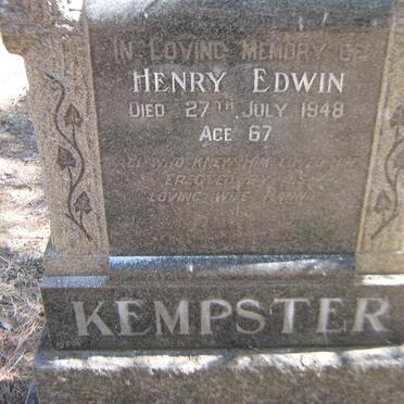 KEMPSTER Henry Edwin -1948