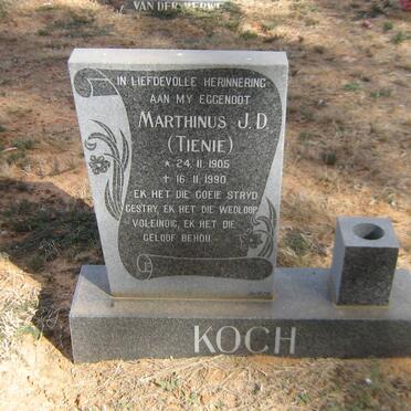 KOCH Marthinus J.D. 1905-1990