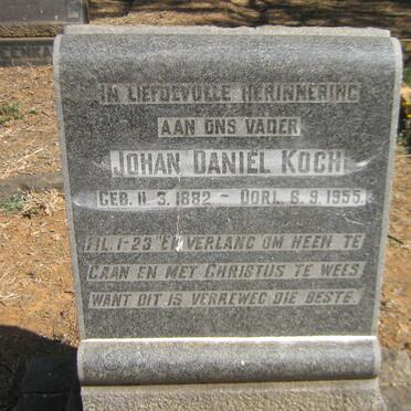 KOCH Johan Daniel 1882-1955