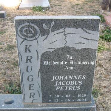 KRUGER Johannes Jacobus Petrus 1929-2004