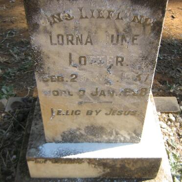 LOTTER Lorna June 1937-1938