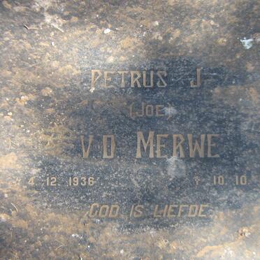 MERWE Petrus J., van der 1936-1983