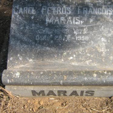 MARAIS Carel Petrus Francois 1875-1956
