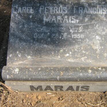 MARAIS Carel Petrus Francois 1875-1956