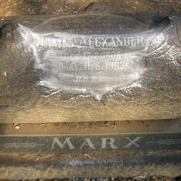 MARX James Alexander 1905-1963