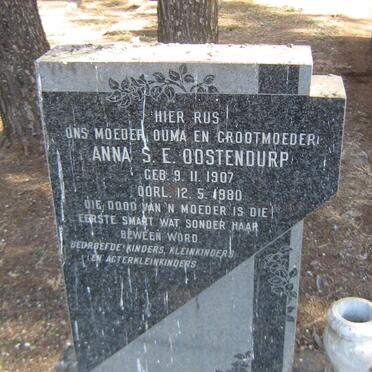 OOSTENDURP Anna S.E. 1907-1980